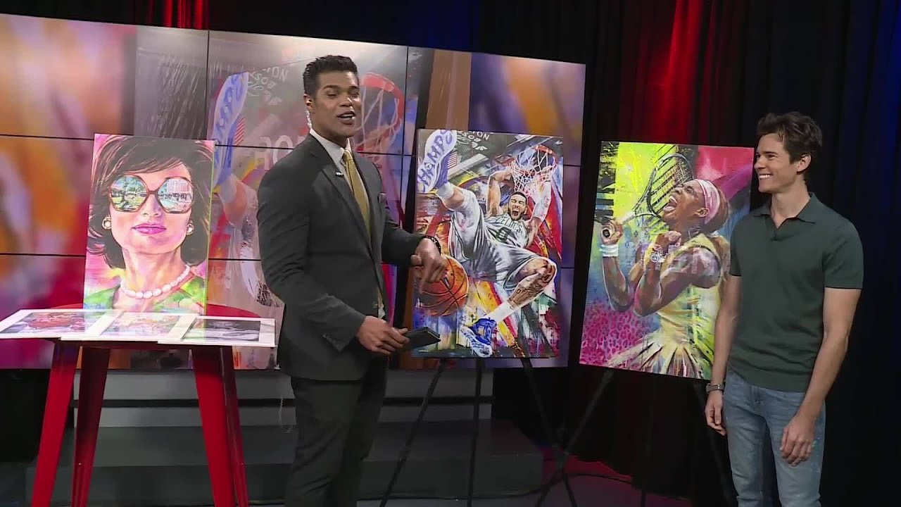 Kyle Lucks artwork presentation